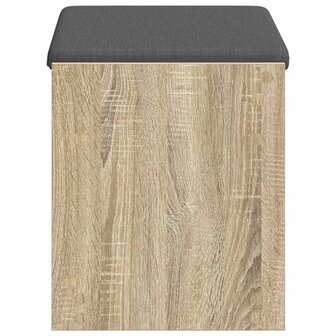 Halbank met kussen met plank Sonoma Eiken 63 x 38 x 45 cm 6