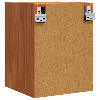 Wandkast met opslag Wasbruin 30 x 30 x 40 cm Massief grenenhout 8