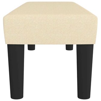 Bankje 100x30x30 cm stof cr&egrave;mekleurig 4