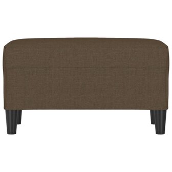 Bankje 70x35x41 cm stof bruin 3