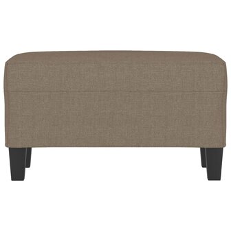 Bankje 70x35x41 cm stof taupe 3