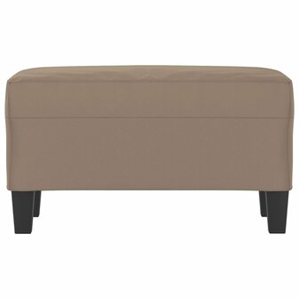 Bankje 70x35x41 cm microvezelstof taupe 3