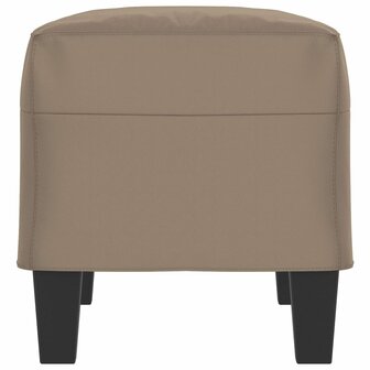 Bankje 70x35x41 cm microvezelstof taupe 4