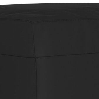 Bankje 70x35x41 cm microvezelstof zwart 5