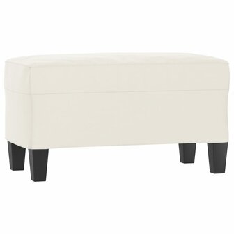 Bankje 70x35x41 cm microvezelstof beige 2