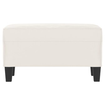 Bankje 70x35x41 cm microvezelstof beige 3