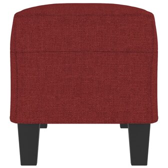Bankje 100x35x41 cm stof wijnrood 4