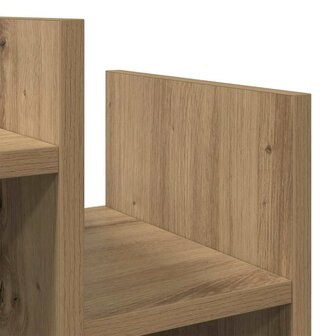 Bijzetkast Artisan Eiken 60 x 26 x 60 cm Bewerkt hout 6