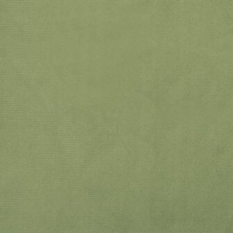 Hocker met opbergruimte rond fluweel 31 x 37 cm mosterdgroen 5