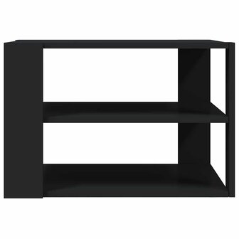 Salontafel 58x58x40 cm bewerkt hout zwart 4