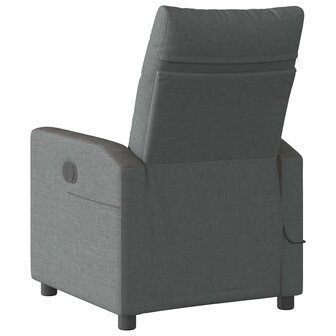 Massagestoel Donkergrijze Stof 5