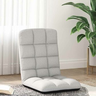 Opvouwbare vloerstoel Cloud Grey 71x51x62 cm Stof 1