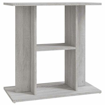 Aquariumstandaard Sonoma Grijs 60x30x60 cm Bewerkt Hout 2