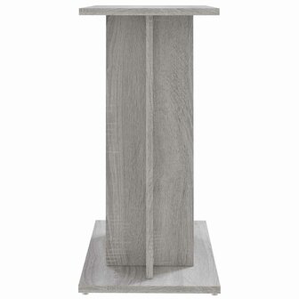 Aquariumstandaard Sonoma Grijs 60x30x60 cm Bewerkt Hout 5