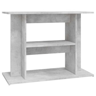 Aquariumstandaard Betongrijs 80x35x60 cm Bewerkt hout 2