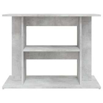 Aquariumstandaard Betongrijs 80x35x60 cm Bewerkt hout 4