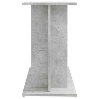Aquariumstandaard Betongrijs 80x35x60 cm Bewerkt hout 5