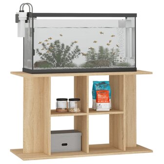 Aquariumstandaard Sonoma Eiken 100x40x60 cm Bewerkt Hout 3