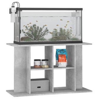 Aquariumstandaard Betongrijs 100x40x60 cm Bewerkt hout 3