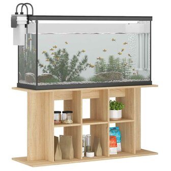 Aquariumstandaard Sonoma Eiken 120x40x60 cm Bewerkt Hout 3