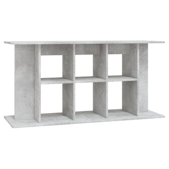 Aquariumstandaard Betongrijs 120x40x60 cm Bewerkt hout 2