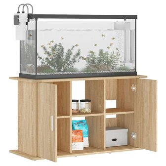 Aquariumstandaard Sonoma Eiken 101x41x58 cm Bewerkt Hout 4