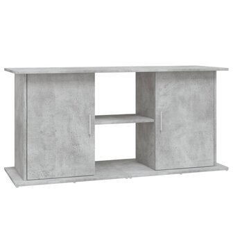 Aquariumstandaard Betongrijs 121x41x58 cm Bewerkt hout 2