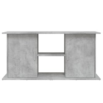 Aquariumstandaard Betongrijs 121x41x58 cm Bewerkt hout 5