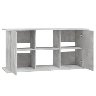 Aquariumstandaard Betongrijs 121x41x58 cm Bewerkt hout 6