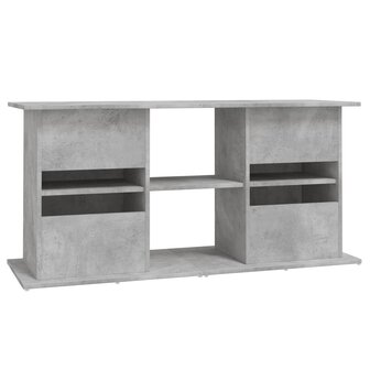 Aquariumstandaard Betongrijs 121x41x58 cm Bewerkt hout 8