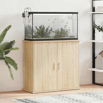 Aquariumstandaard Sonoma Eiken 81x36x73 cm Bewerkt Hout 1