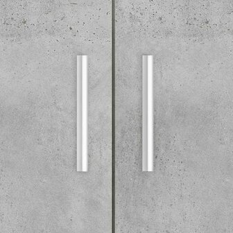 Aquariumstandaard Betongrijs 81x36x73 cm Bewerkt hout 9