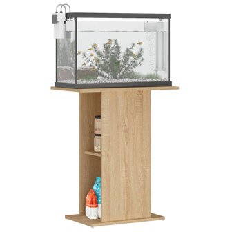 Aquariumstandaard Sonoma Eiken 60,5x36x72,5 cm Bewerkt Hout 3