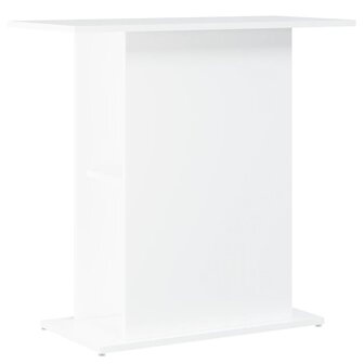 Aquariumstandaard Wit 75x36x72,5 cm Bewerkt Hout 2