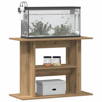 Aquariumstandaard Artisan Eikenhout 80x35x60 cm 3