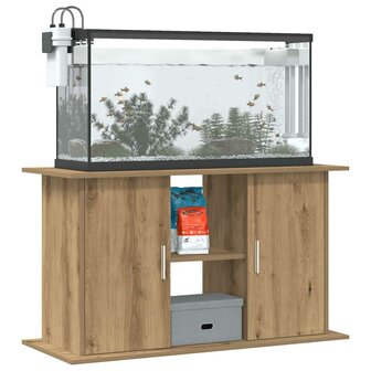 Aquariumstandaard Artisan Eikenhout 101x41x58 cm Bewerkt Hout 3