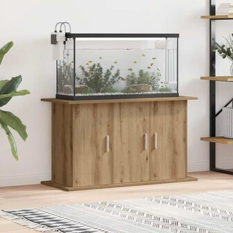 Aquariumstandaard Artisan Eikenhout 101x41x58 cm Bewerkt Hout 3