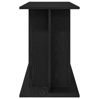Aquariumstandaard Zwart Eiken 120x40x60 cm Bewerkt Hout 6