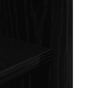 Aquariumstandaard Zwart Eiken 75x36x72,5 cm Bewerkt Hout 8