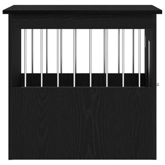 Hondenbenchmeubel 45x62x59 cm bewerkt hout zwart eikenkleurig 7