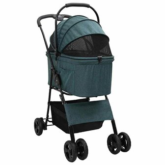 Opvouwbare Huisdierenwagen Groen 81 x 47 x 99 cm Polyester 3