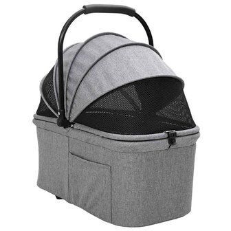 Opvouwbare Huisdierenwagen Grijs 78 x 54 x 101 cm Polyester 4
