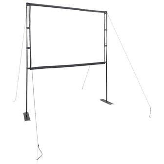Projectiescherm met standaards 84 inch 4:3 1