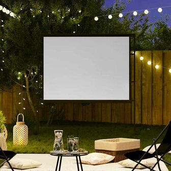 Projectiescherm met standaards 84 inch 4:3 2