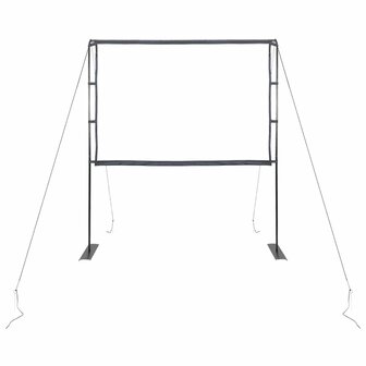 Projectiescherm met standaards 84 inch 4:3 3