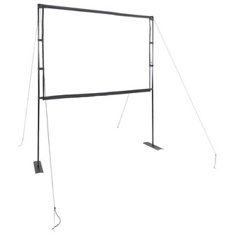 Projectiescherm met standaards 90 inch 4:3 1