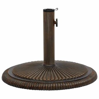 Parasolvoet 45x45x30 cm gietijzer bronskleurig 4