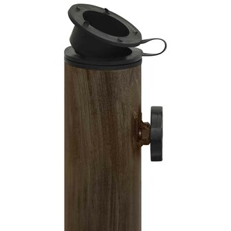 Parasolvoet 45x45x30 cm gietijzer bronskleurig 6