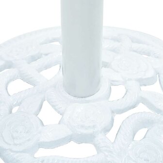Parasolvoet 9 kg 40 cm gietijzer wit 7