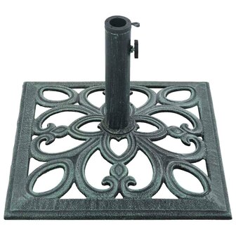 Parasolvoet 12 kg 49 cm gietijzer groen 6